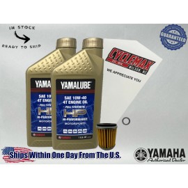 Yamaha Cyclemax Full-Synthetic Yamalube Oil Change Kit fits 2021-2025 Yamaha WR450