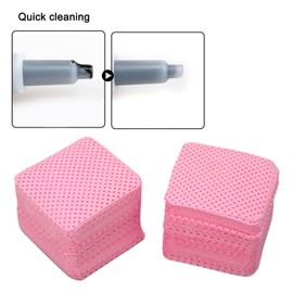 Lint Free Nail Wipes, 1000 Toallitas Quitaesmalte de Uñas Rosas, Toallitas de uñas Sin Pelusas, Almohadillas para Quitar Esmalte de Uñas Limpiador de Extensiones de Pestañas Absorbentes Suaves