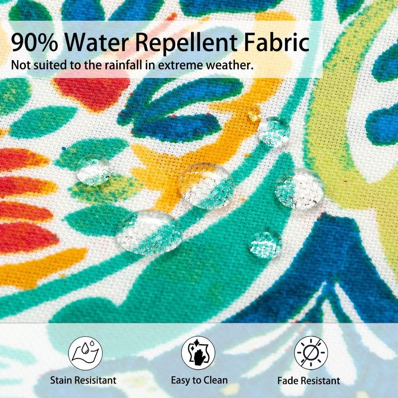 Magpie Fabrics Patio Pillow Covers ONLY 18"x18", Set of 2,