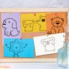 HEYPLACE 300PCS Color Index Cards, 3x5 Ruled Notecards Blank Note