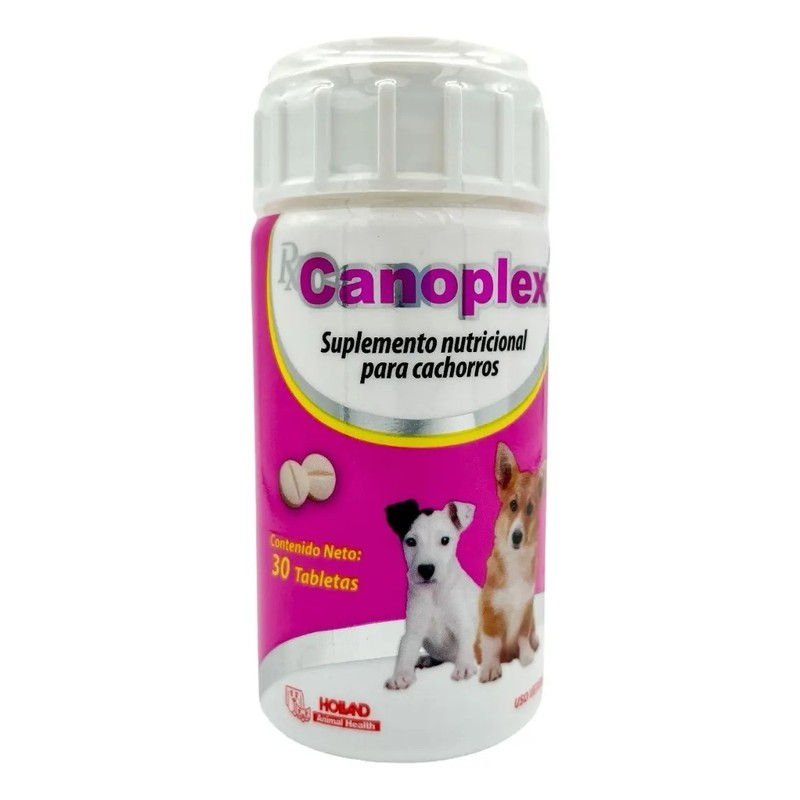 Canoplex Jr., Suplemento Para Cachorros 30 Tabletas, Holland
