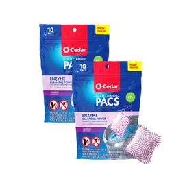 O-Cedar Floor Cleaning 20ct Pacs Lavender Scent 10ct (2-Packs)