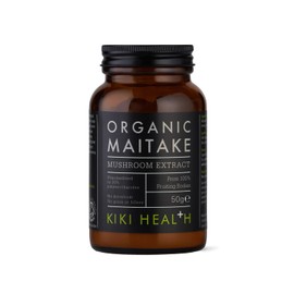 KIKI Health Organic Maitake Extract Mushroom Powder | Antioxidants Rich Superfood for Immune System Support | Real Fruiting Bodies Extract Supplement | Vegan, Gluten-Free, Non-GMO - 50g