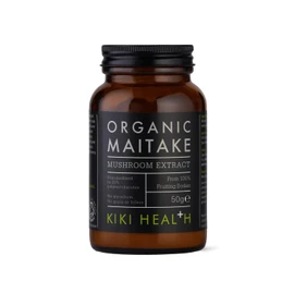 KIKI Health Organic Maitake Extract Mushroom Powder | Antioxidants Rich Superfood for Immune System Support | Real Fruiting Bodies Extract Supplement | Vegan, Gluten-Free, Non-GMO - 50g