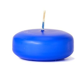 KYS Pack of 5, 3" x 1.25" Small Disk Floating Candles Royal Blue for Weddings, Home & Event Decoration, Relaxation, Made in US
