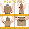 GliCraft 4 Pack Molle Dump Pouch Foldable Tactical Military Pouch
