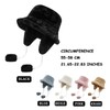 Clakllie Fuzzy Women's Bucket Hats Winter Fisherman Cap with Earflaps