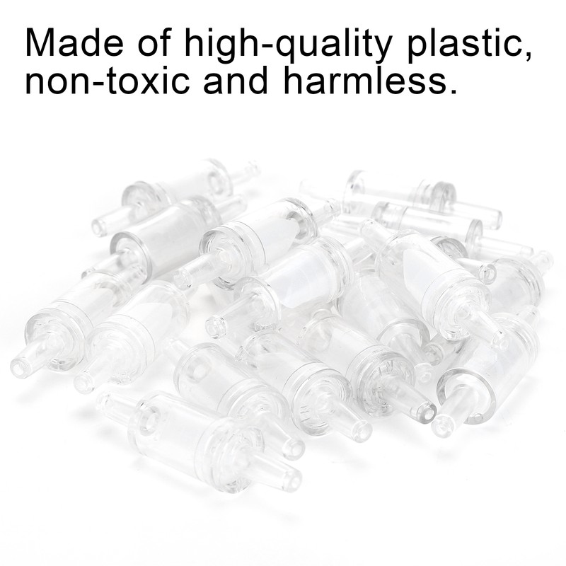 Aquarium White Check Valve Fish Tank One Way NonReturn Check