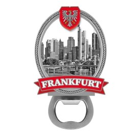 Frankfurt Hessen Bottle Opener with Metal Magnet Souvenir Germany