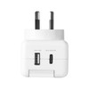 3sixT PowerGuard 32W USB-C Plus USB-A Surge Protector, White