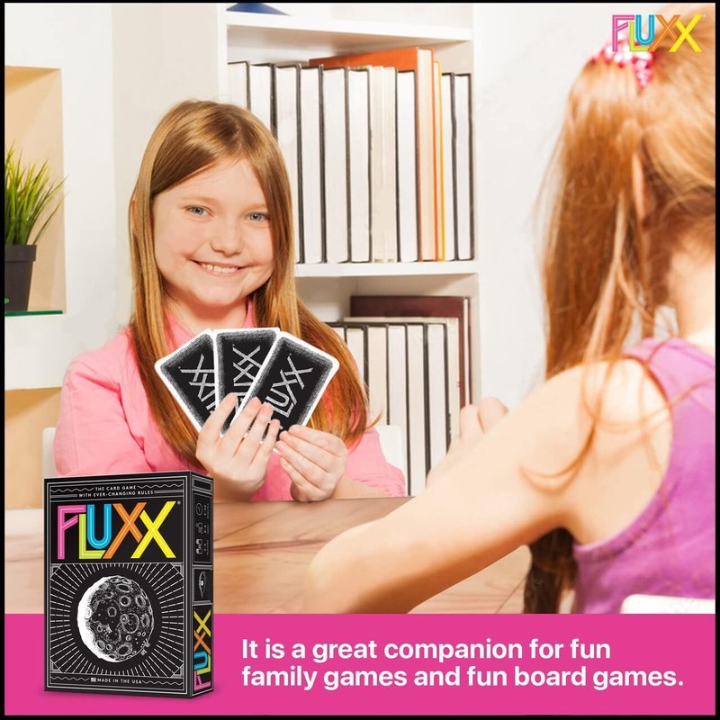 Looney Labs Fluxx 5.0 Card Game Fun, Fast-Paced, Ever-Changing Rules,