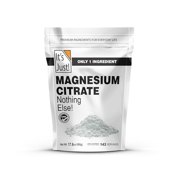 It's Just! It's Just - Magnesium Citrate Powder, 500g, Magnesium