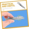 WOONEKY Portable Stainless Steel Cuticle Nipper Ergonomic Design for Easy