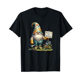 Funny Dad Gardening Gnome For Women And Men Funny Saying T-Shirt