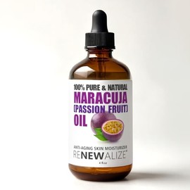 Renewalize - Aceite facial hidratante de semillas de maracuyá (maracuyá) para el rostro | Prensado en frío y sin refinar | Para todo tipo...