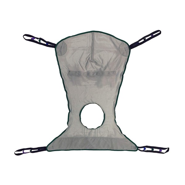 Tuffcare Full Body Shower/Bath Commode Sling Compatible with Hoyer, Invacare,