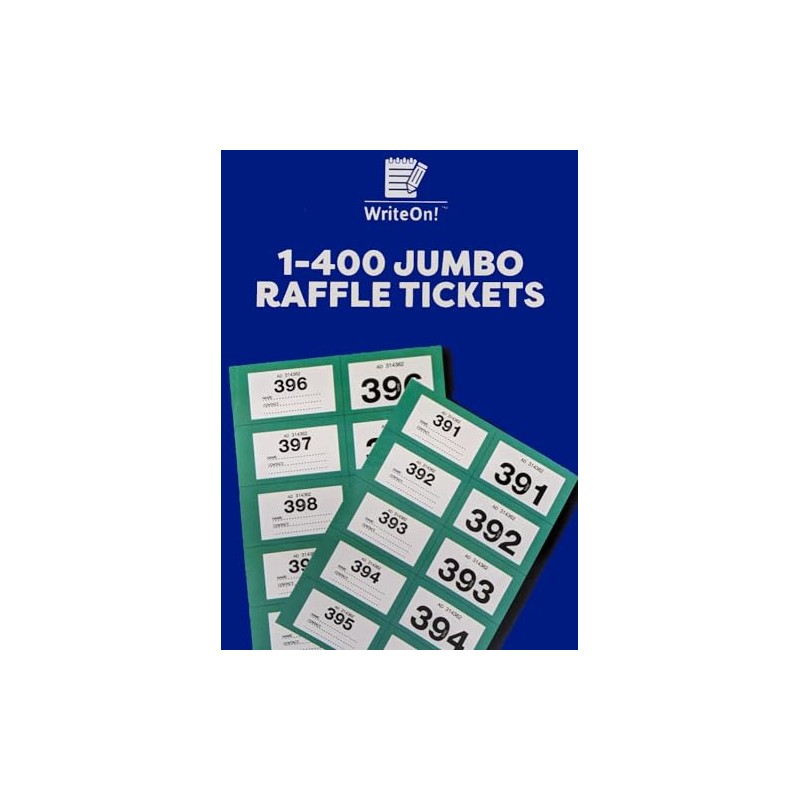 YLAB - Raffle Tickets - Jumbo Extra Large - 1-400