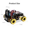 ACEBOTT Smart Robot Camera Car Kit, 4WD Remote Control Car