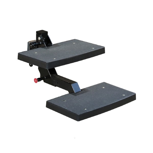 PetSafe Happy Ride Dog Hitch Step - Easy to Install on Any 2 Inch Vehicle Hitch - High-Traction Steps - Folds Down for Travel - Supports Pets up to 200 lb - Great for SUVs and Trucks