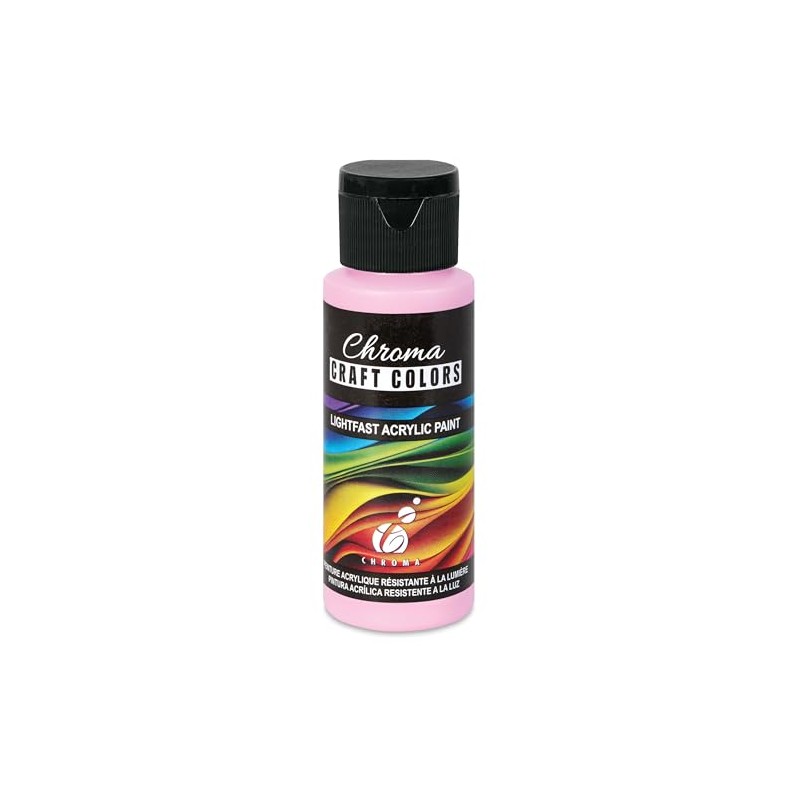 Chroma Craft Colors Acrylic Paint - Cotton Candy, 2 oz