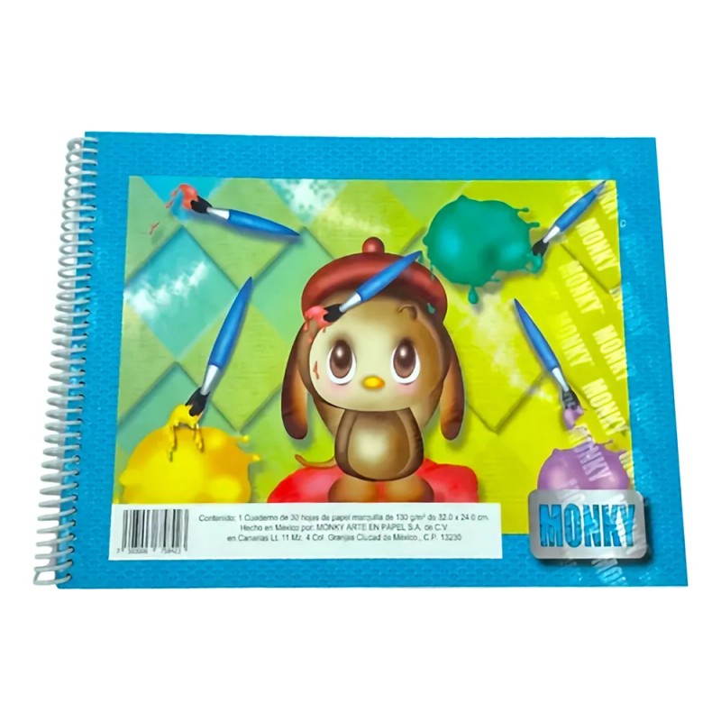 Cuaderno De Dibujo Marquilla De 50 Hojas Con Papel Cebolla