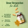 Turmeric Capsules High-Dose Organic 600 mg Curcuma Powder per Capsule,