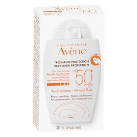Avène Fluido Protector Solar Fps50+, Sin Perfume, 40ml