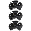Jumbo Bow Jaw Clip Hair Claw - Set of 3