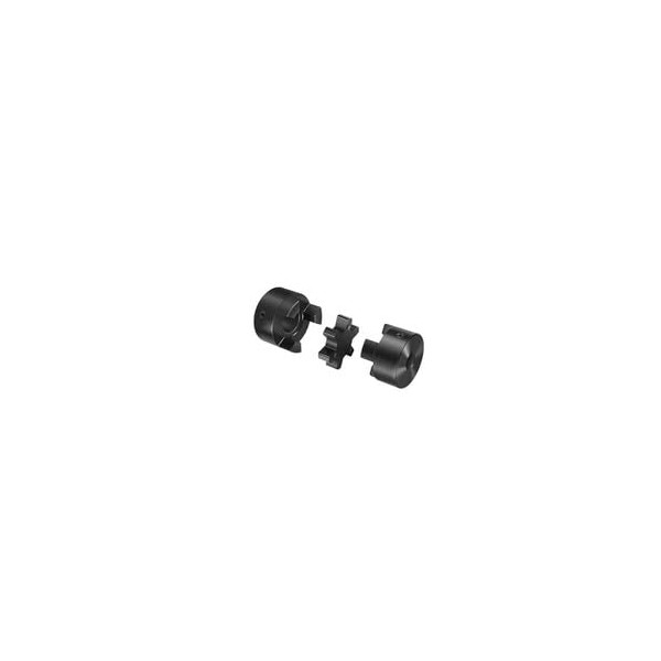 AJANTA INDUSTRIAL 1/2" to 1-1/8" L099 Flexible 3-Piece L-Jaw Coupling