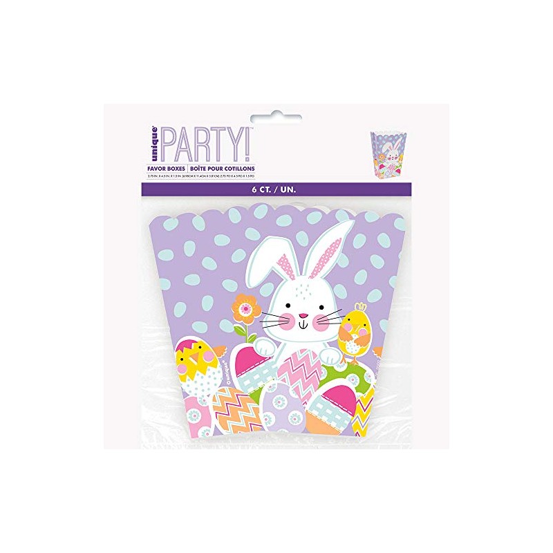 Lilac Easter Treat Boxes - 6 Pcs