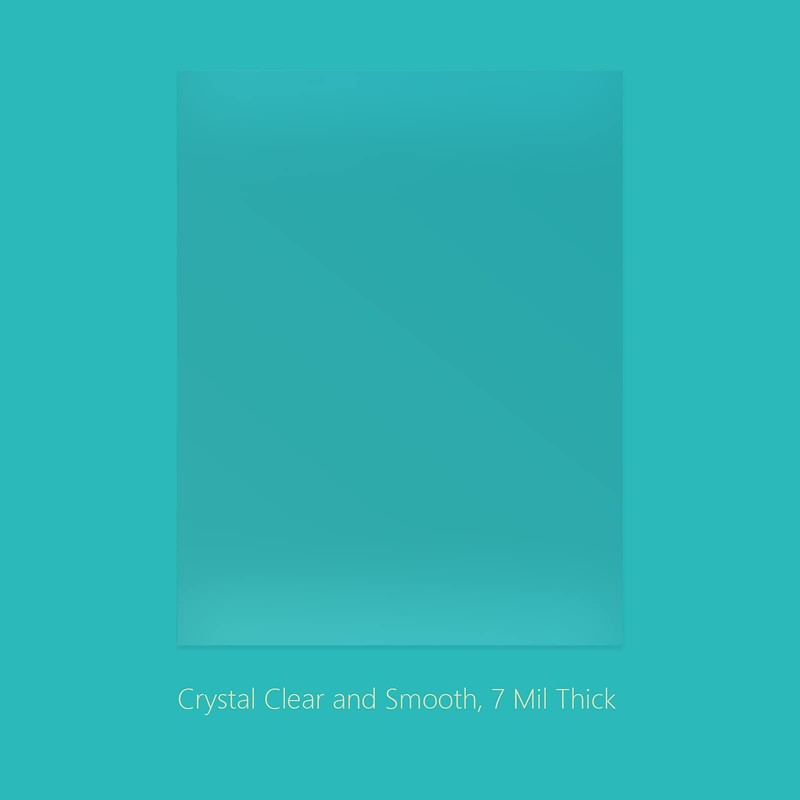 Binditek 200 Pack 7 Mil Clear Presentation Covers for Binding,