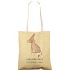 Mr. & Mrs. Panda Donkey Shopping Bag, yellow