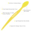 Lip Scrub Brush,Double-Sided Silicone Exfoliating Lip Brush Tool for Smoother