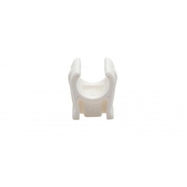 Talon OPS15 Snap-in Open Plastic Pipe Clip, White, 15 mm, Set of 100 Pieces