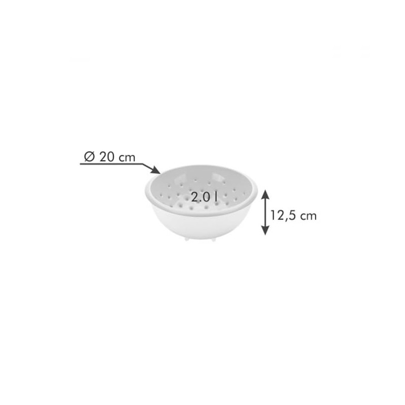 Tescoma 642792 Scolatutto con ciotola diametro 20 cm, linea Vitamino