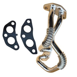 Forlevleap 625-022 Engine Oil Cooler Line Hose Lower Pipe Assembly w/Gaskets For Lexus Rx350 2007-2016, For Lexus Rx450h 2010-2016, For Toyota Highlander 2008-2016, For Toyota Sienna 2007-2016