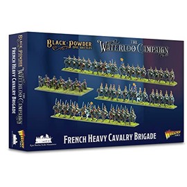 Warlord Games French Heavy Cavalry Brigade - Epic Scale Plastic Miniatures for Black Powder Highly Detailed Napoleonic Era Miniatures for Table-top Wargaming