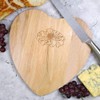 'Marigold Glory Flower ' Wooden Heart Shaped Chopping/Cutting Board (WB00080940)