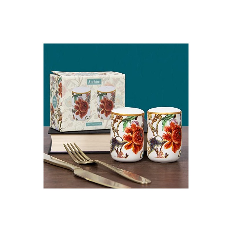 Lesser & Pavey William Morris Anthina Floral Ceramic Salt &
