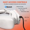 Wireless Headphones Bluetooth White- Noise Isolation Headphones Wireless Over the