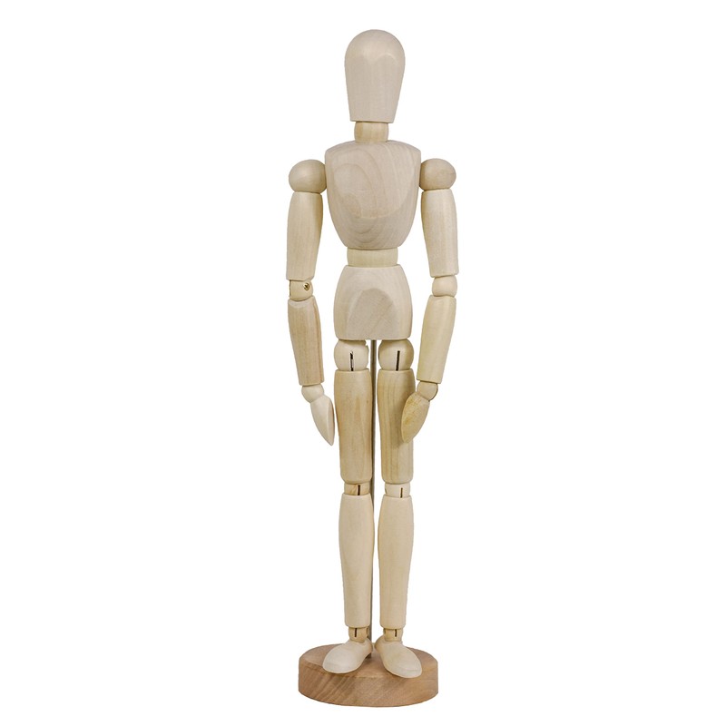 TOUROCMONT Mannequin Mannequin 30 cm High Drawing Doll for Painting