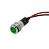 Alpinetech PL12M 12mm 1/2" 220V AC LED Metal Signal Indicator