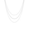 Elli Women's Layer Look Basic Trend Blogger Necklace in 925