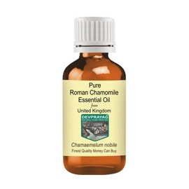 Devprayag Pure Roman Chamomile Essential Oil (Chamaemelum nobile) Natural Therapeutic Grade Steam Distilled 5ml (0.16 oz)