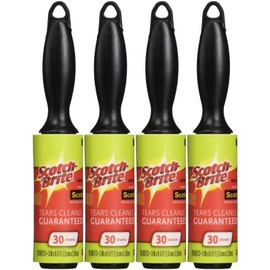 3M Scotch-Brite Mini Lint Roller, 30 Count (Pack of 4)