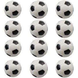 ZYDTRIP Pack of 12 Stress Balls, Squishy Toy Ball, 6.35 cm Anti-Stress Balls, Sports Ball, Football for Children and Adults, Novelty Toy for Party