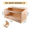Kyerlish Wooden Hamster Cage with Pull-Out Tray, Small Animal Habitat