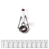54 pcs Stainless Steel Fishing Rod Guides Tip Rings with