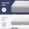 HYPREST Extra Thick Mattress Topper Queen, Pillow Top Mattress Topper