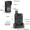 Wireless Doorbell, Waterproof Full Duplex Doorbell Wireless Upgrade, 1000ft Range,